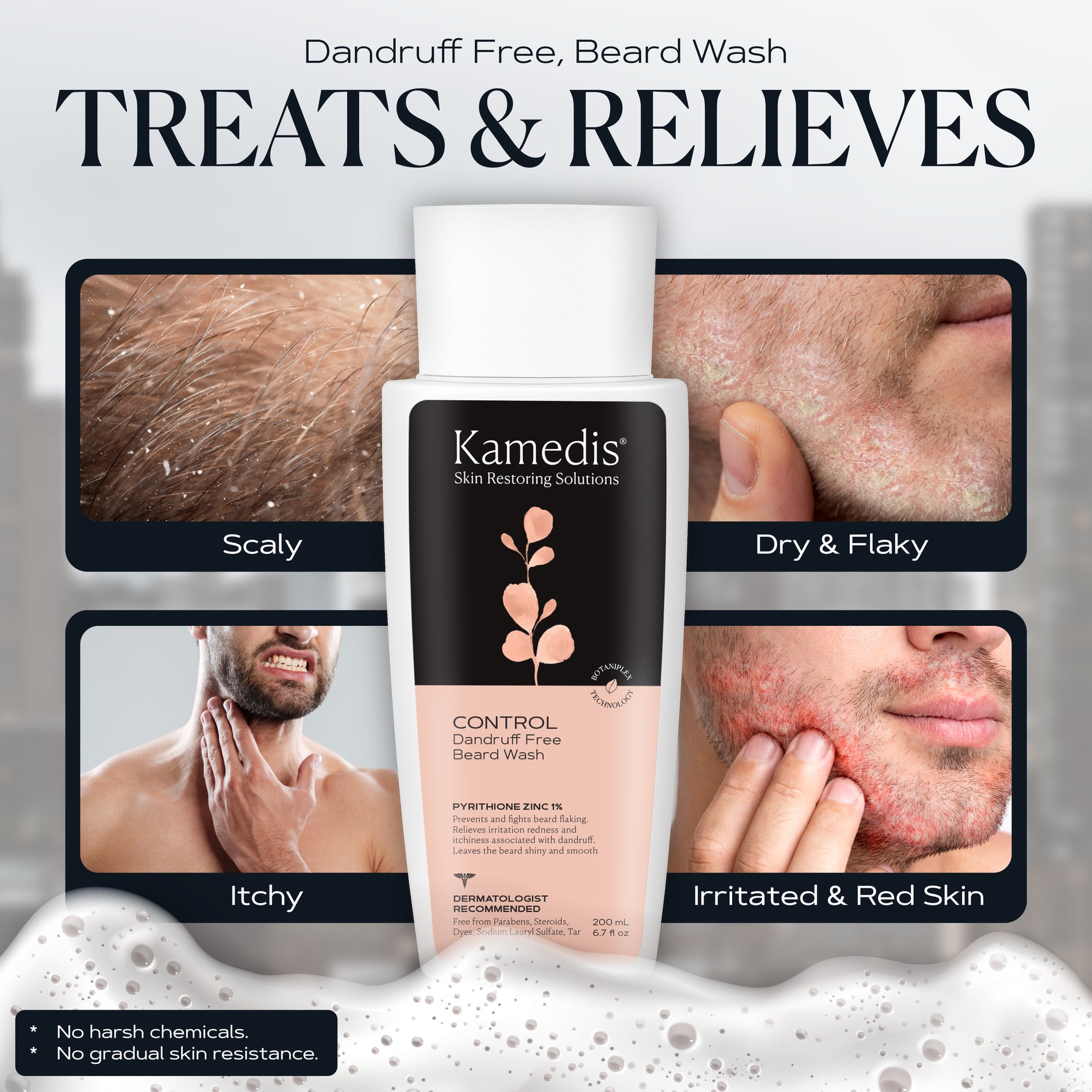 CONTROL | Dandruff Free Beard Wash